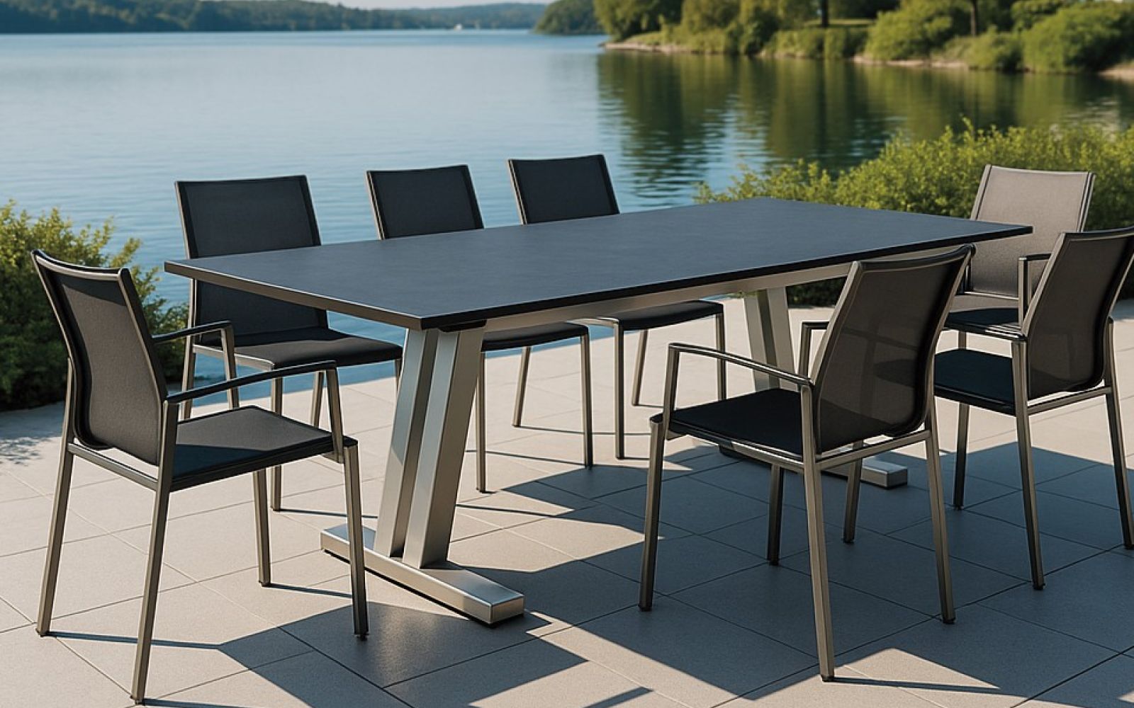 Gartentisch Am See H. Hasler AG
